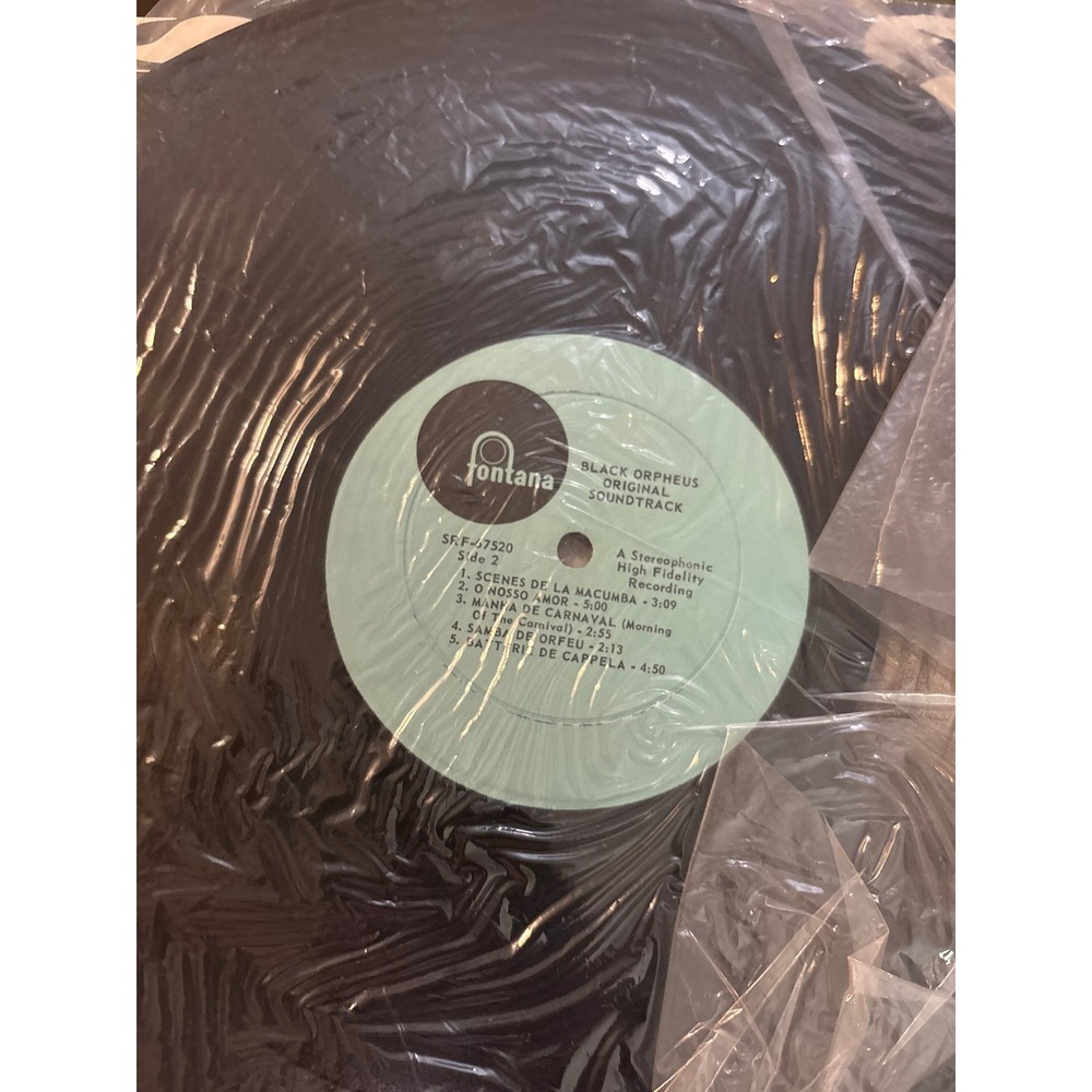 Black Orpheus Original Soundtrack Vinyl Record Fontana SRF 67520 Stereophonic - Picture 4 of 4